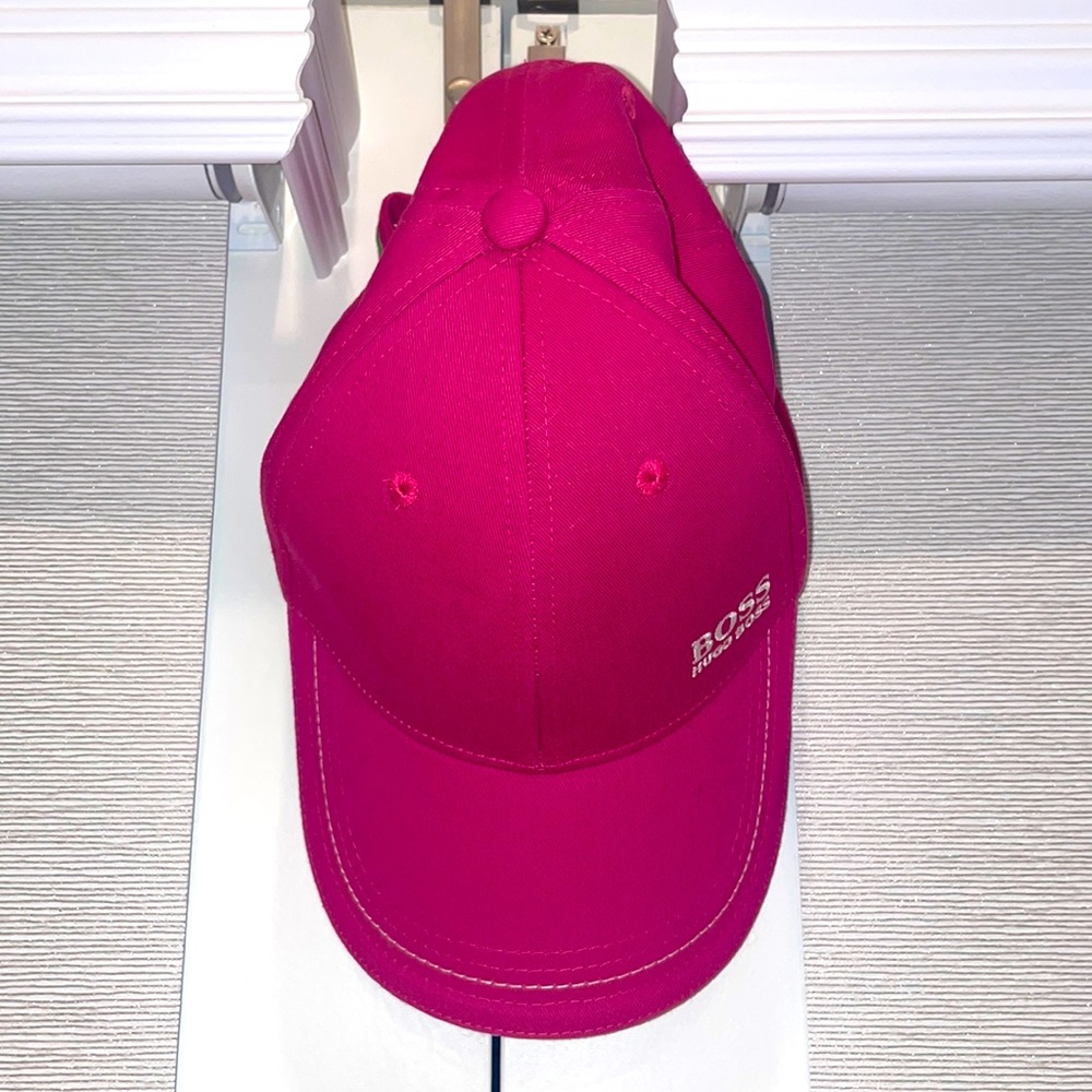 BRAND NEW, never worn! Pink Hugo Boss Baseball Hat.